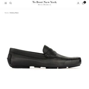 To Boot New York Adam Derrick Ashbery Black Driving Moc Size 8